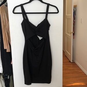 Black cut out mini dress!